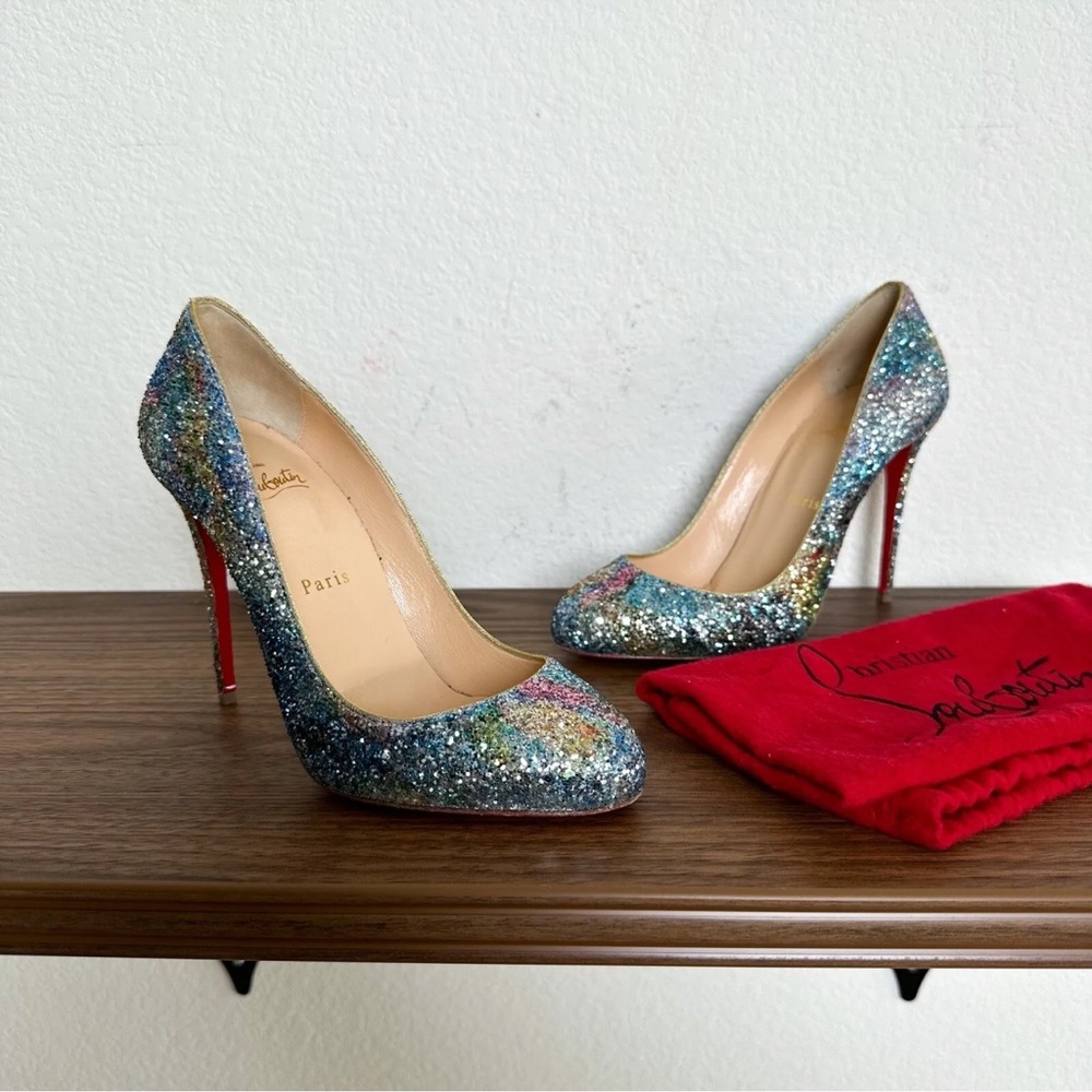 Glitter dorissima 100 multicolor louboutins
